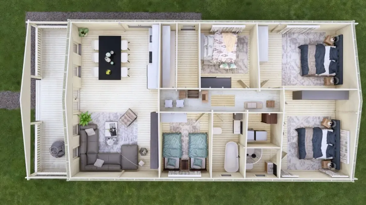 Four Bed A Log Cabin photo 2