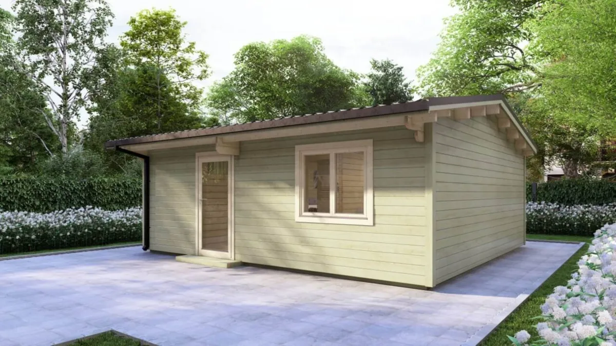 One Bedroom B2 Log Cabin 6.4m x 5.9m photo 4