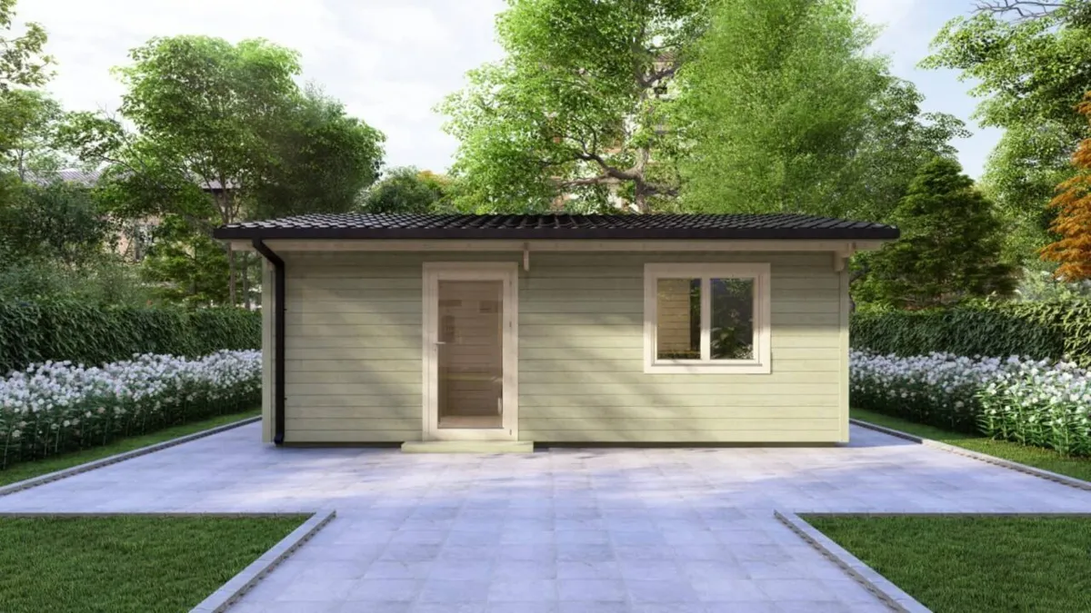 One Bedroom B2 Log Cabin 6.4m x 5.9m photo 5