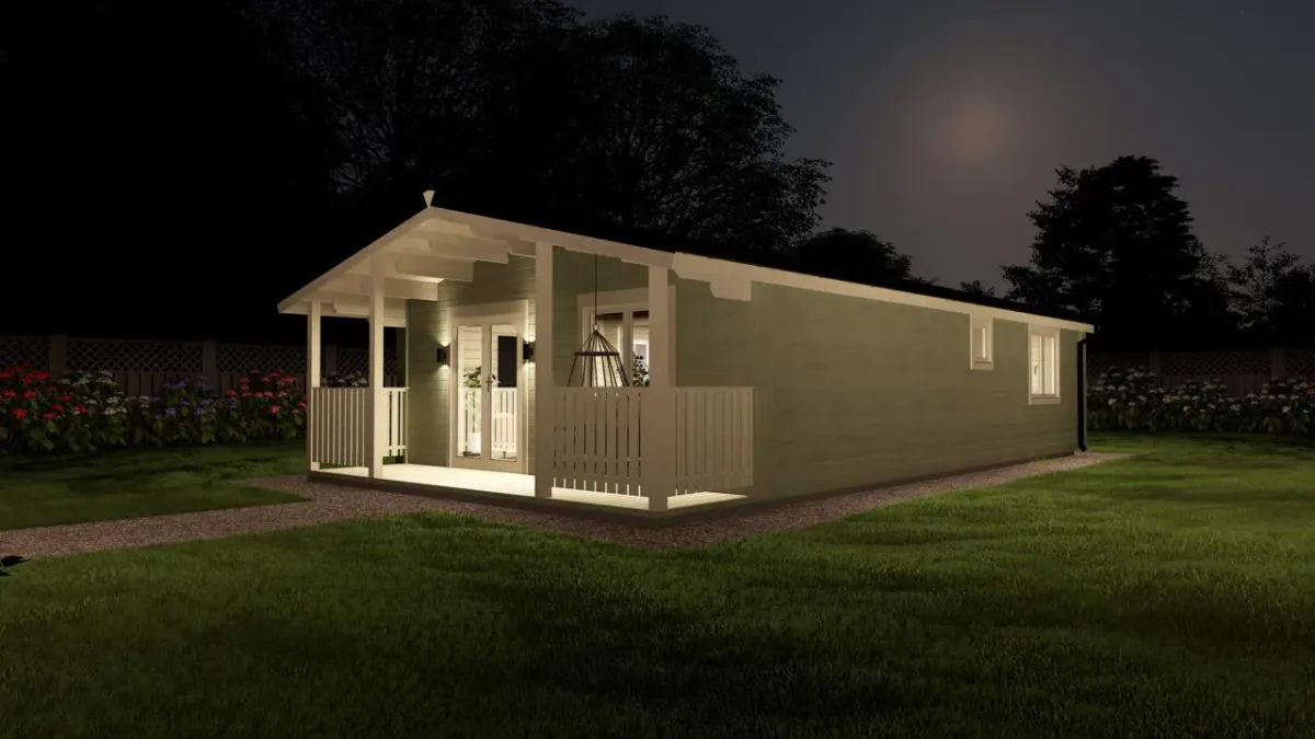 Two Bed A Log Cabin 5.9m x 11m photo 5