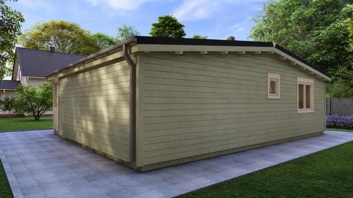 Two Bed C Log Cabin 9.0m x 7.4m photo 4