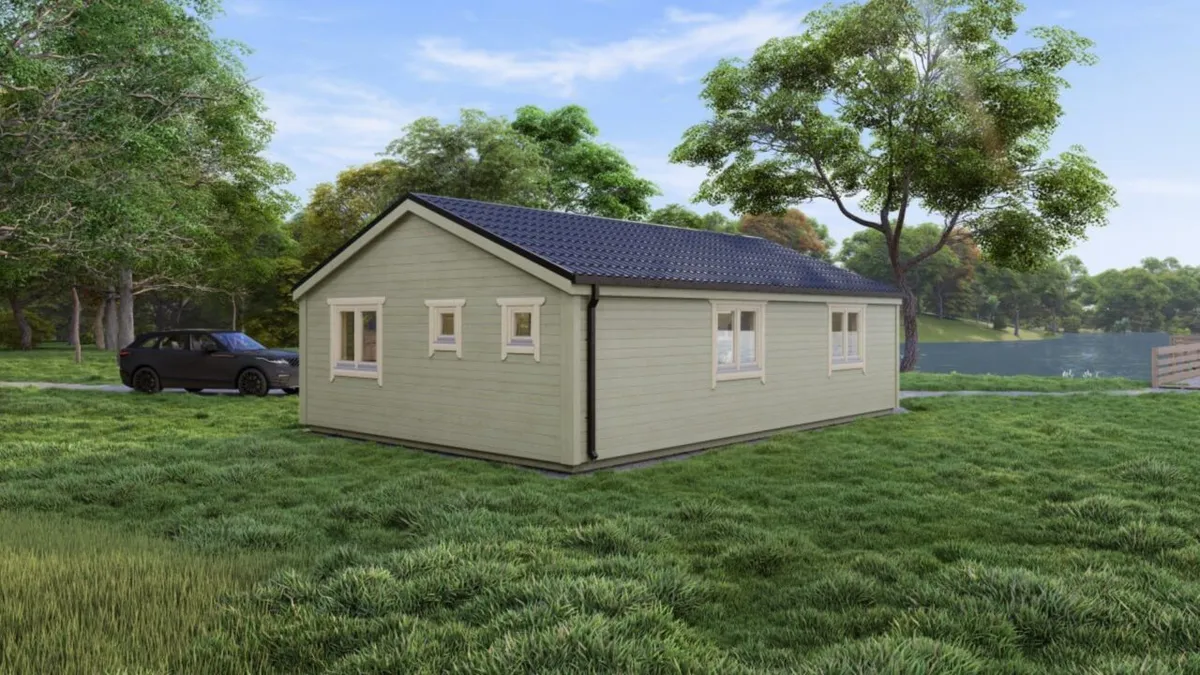 Two Bedroom D Log Cabin 6.5m x 9.6m photo 5