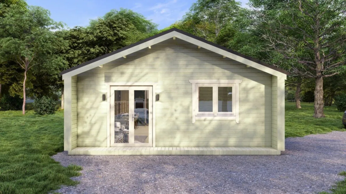 Two Bedroom D Log Cabin 6.5m x 9.6m photo 7