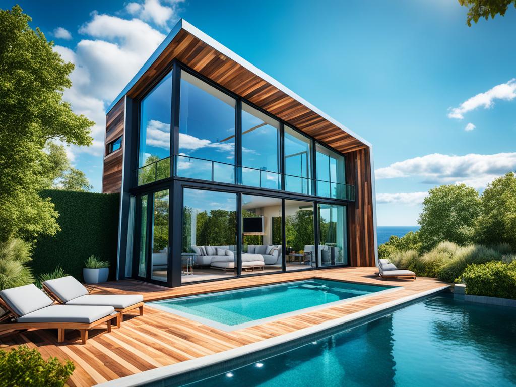 luxury pool house luxury pool house