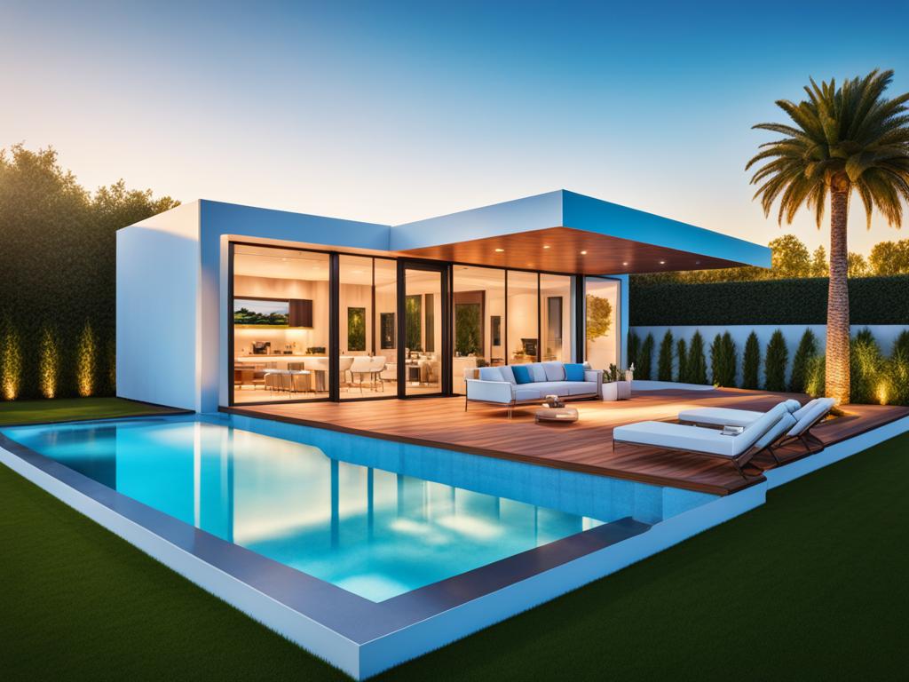 luxury pool house luxury pool house