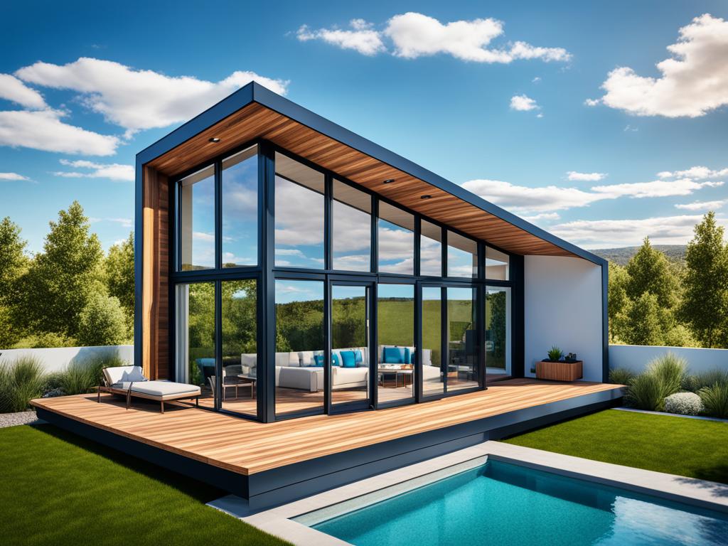 modern tiny house with pool modern tiny house with pool