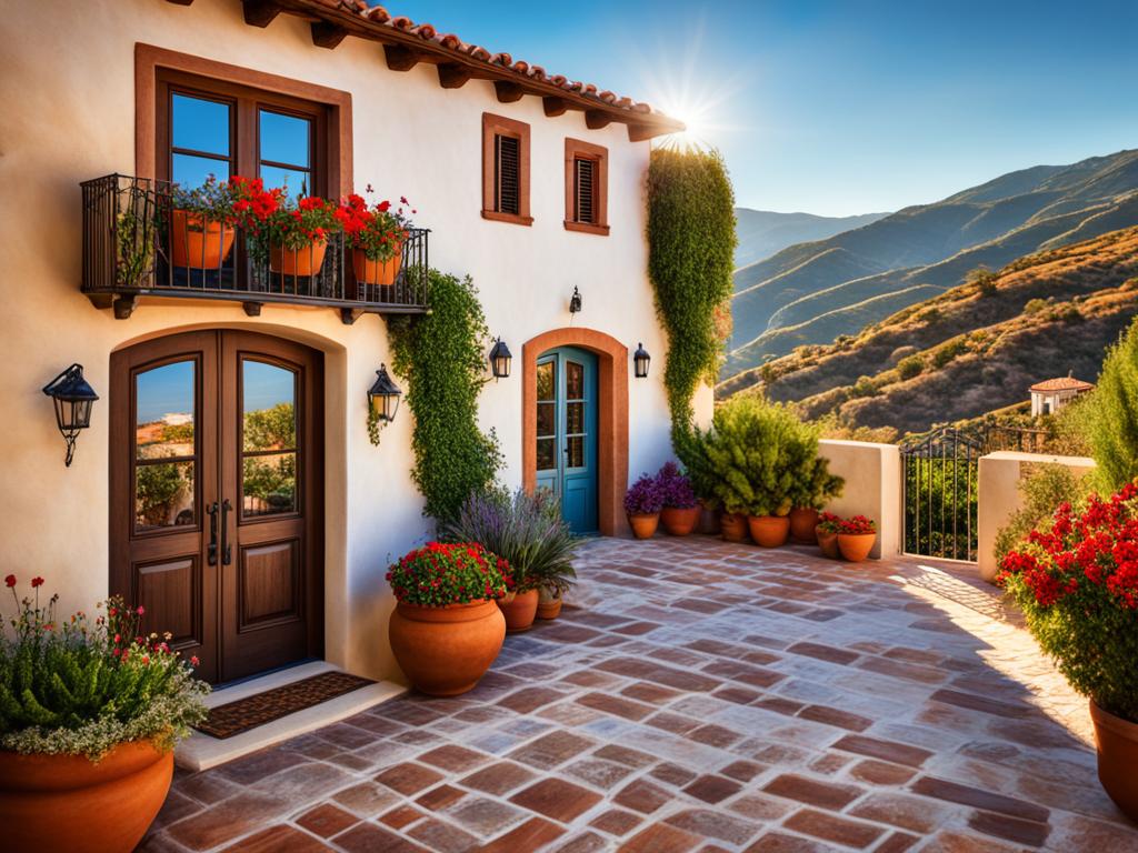 tiny mediterranean house