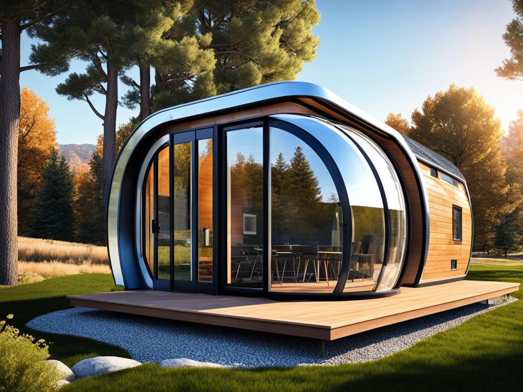 futuristic tiny house