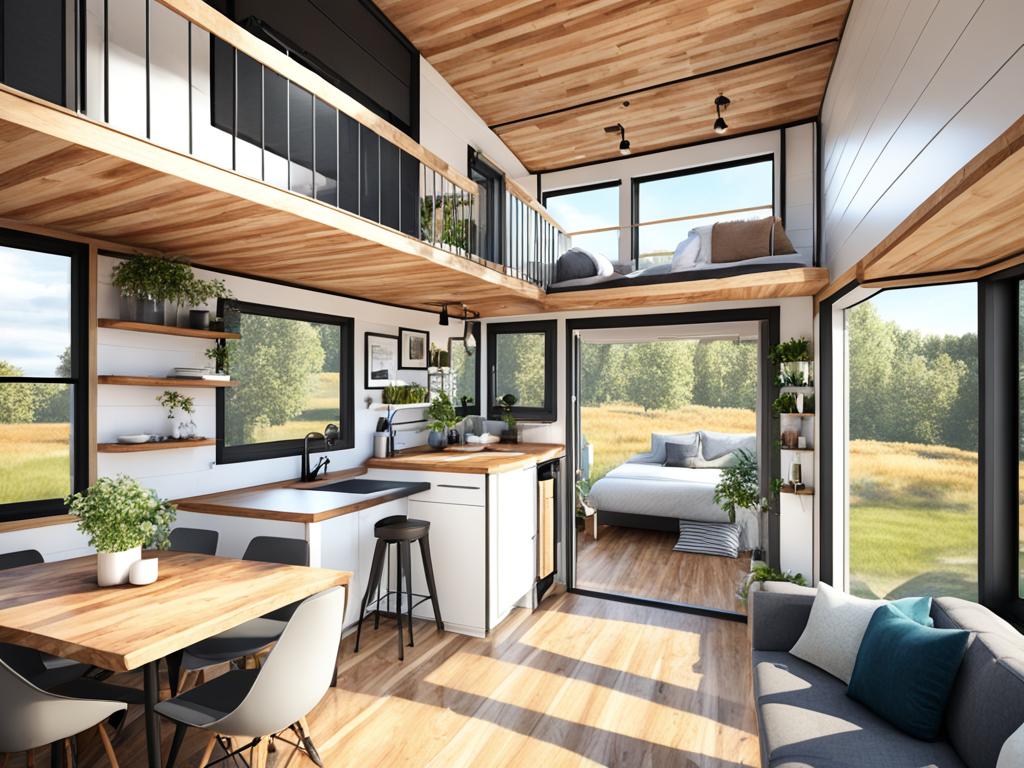 space-saving tiny house