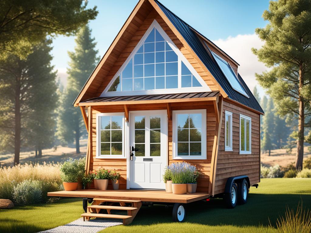 a frame tiny house on wheels