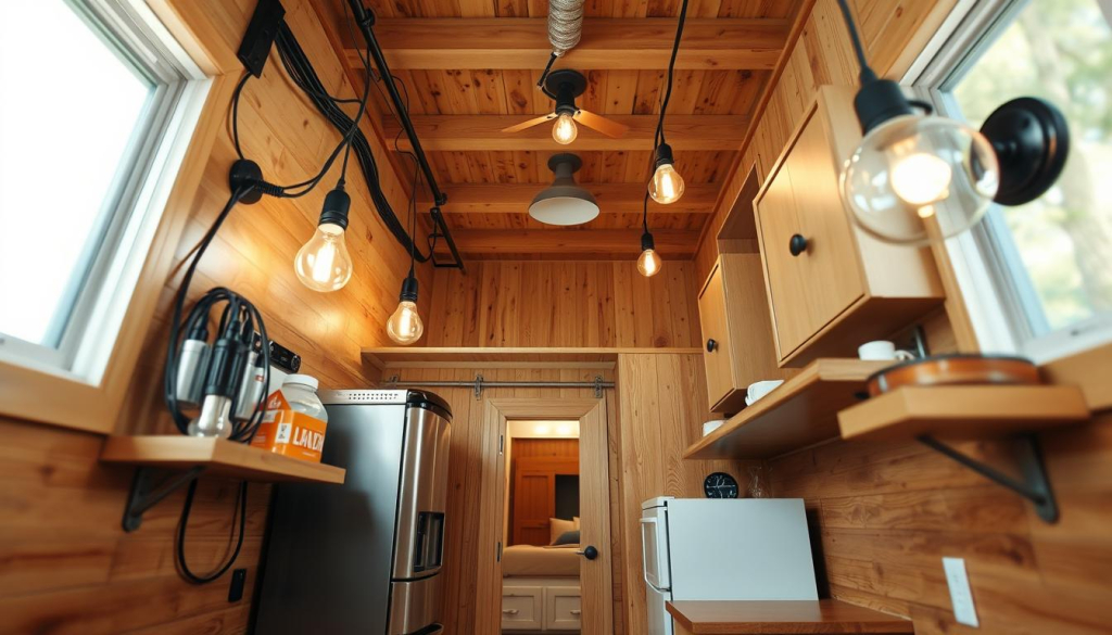 Electrical installation in tiny home