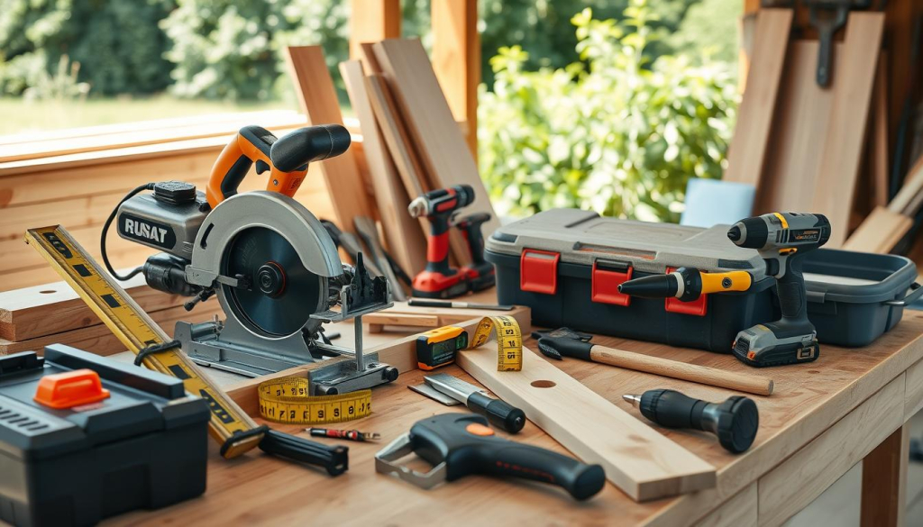Essential tools for tiny home construction