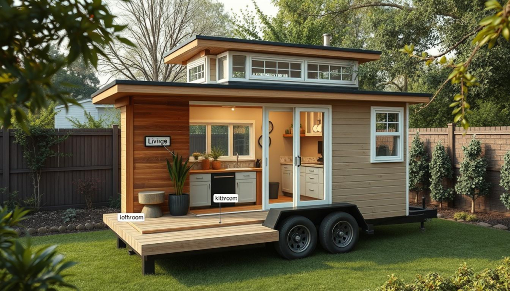 Tiny house design layout