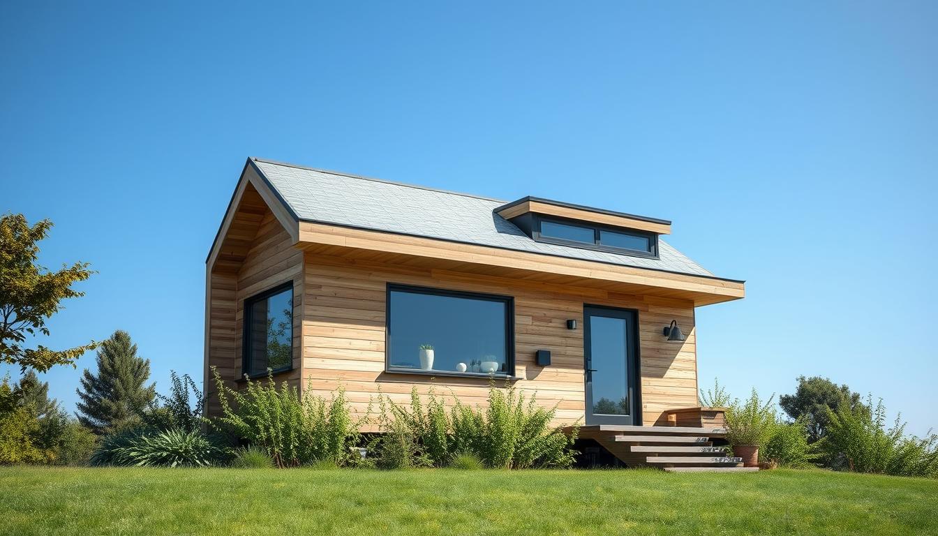 flat roof tiny house