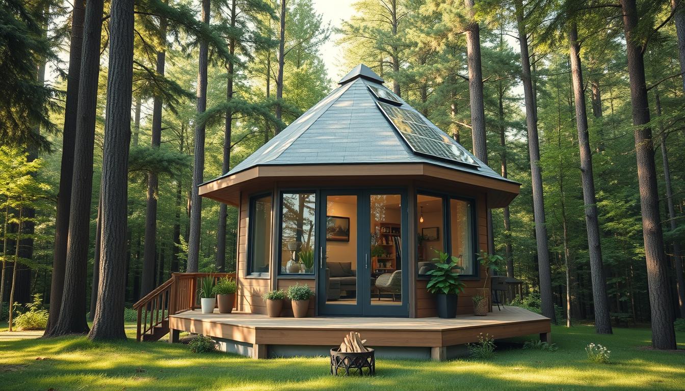 hexagon tiny house