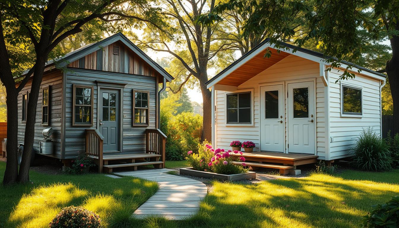 used tiny home vs new tiny home